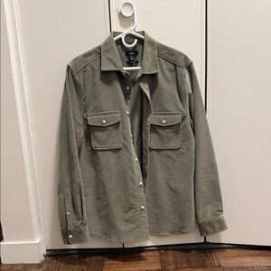 Reiss Olive Green Shirt Jacket - size L